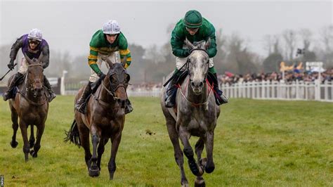Irish Grand National: Intense Raffles holds on for victory at  .